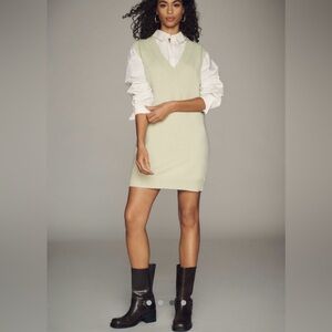 Sunday in Brooklyn Light Green Mini Dress